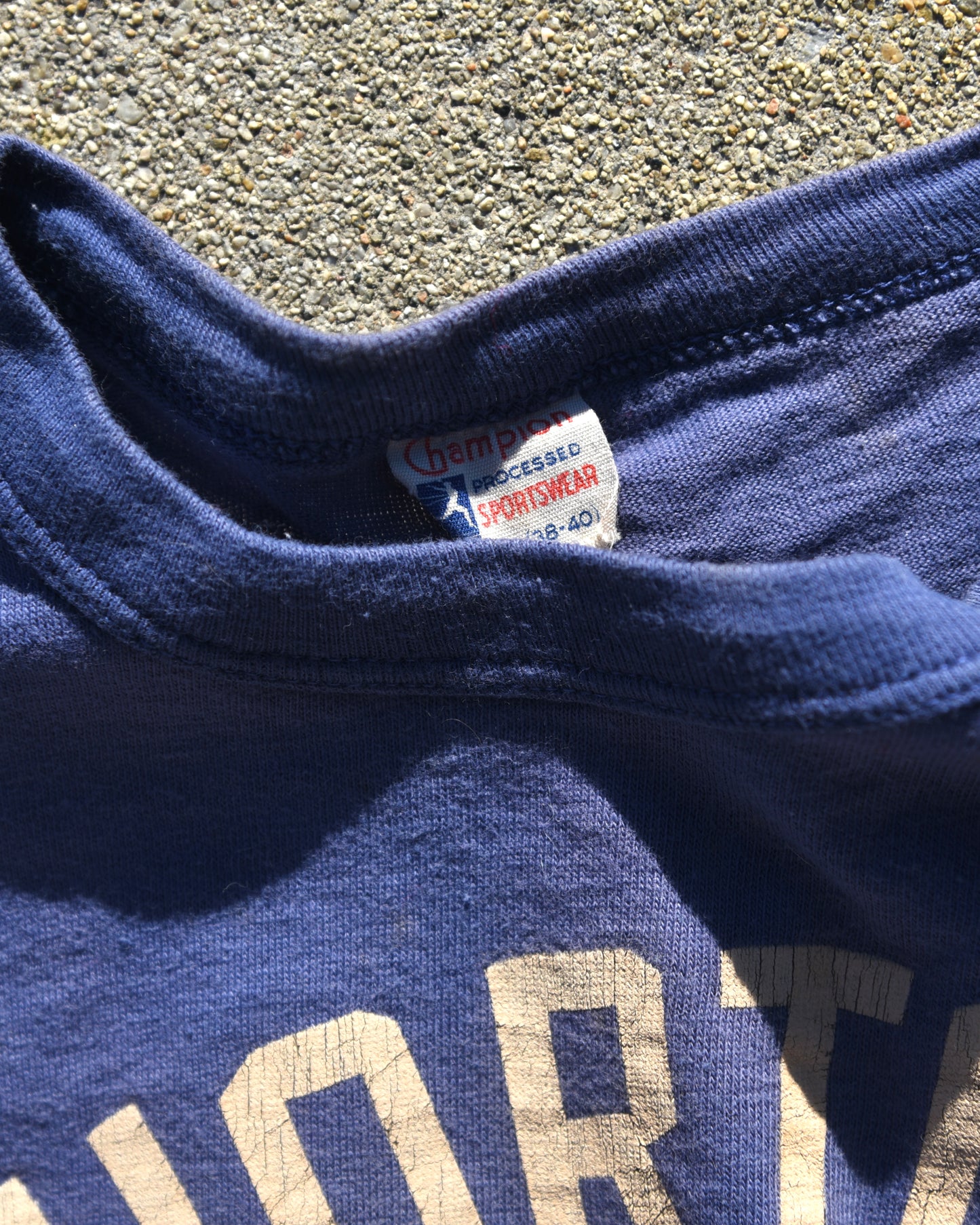 1950s Champion Running Man Whorton’s Barber Shop Tshirt