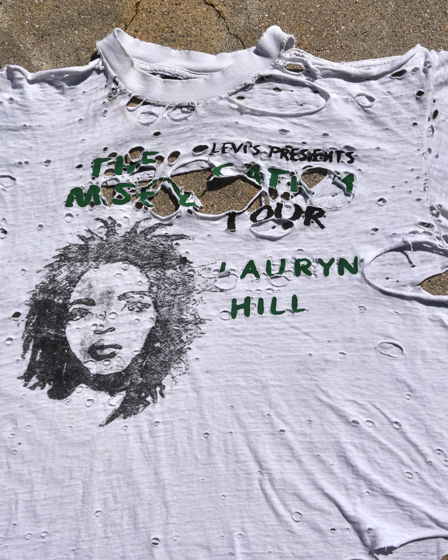 1990s Thrashed The Miseducation of Lauryn Hill Tour Tshirt