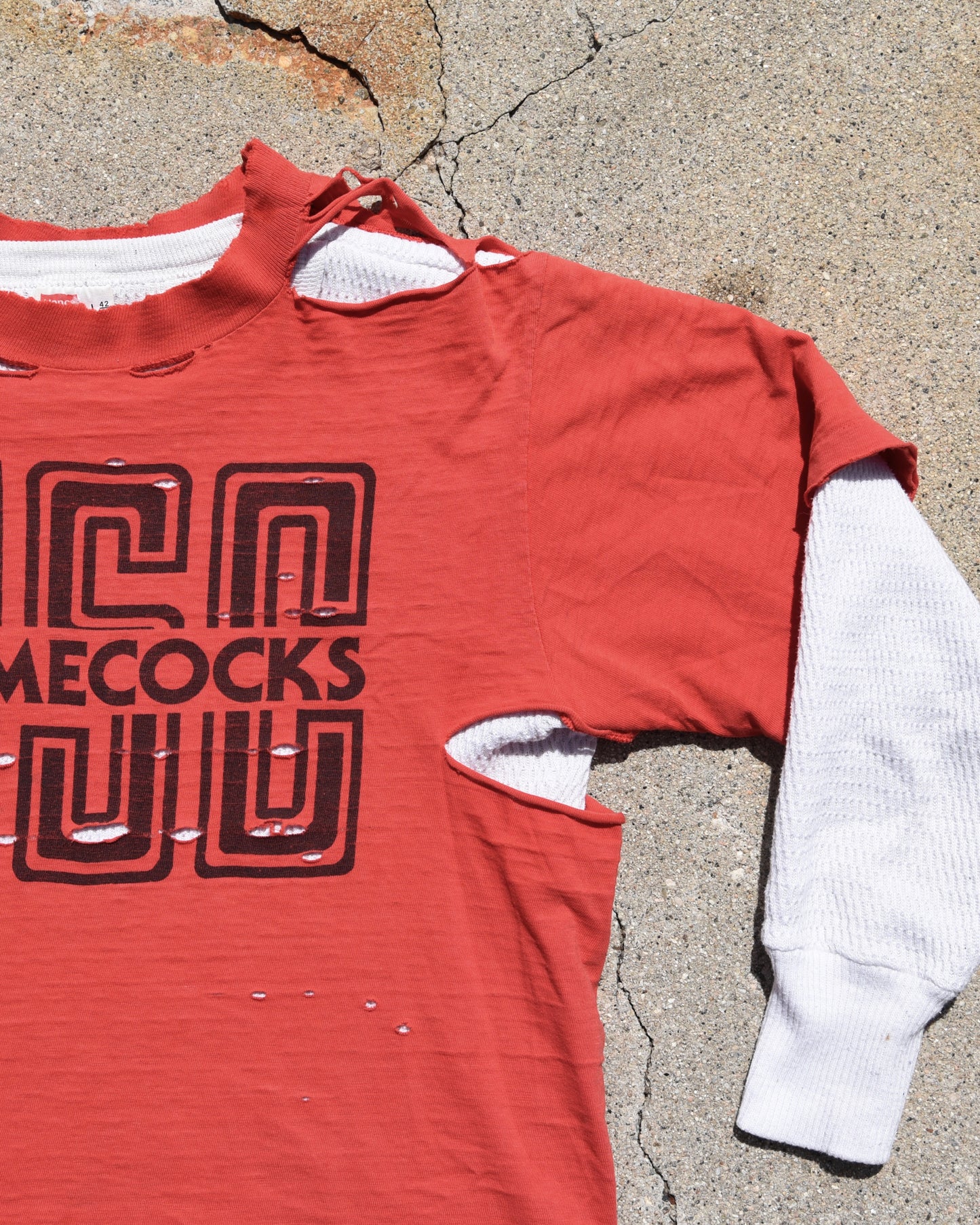 1970s Thrashed USC Gamecocks Tshirt