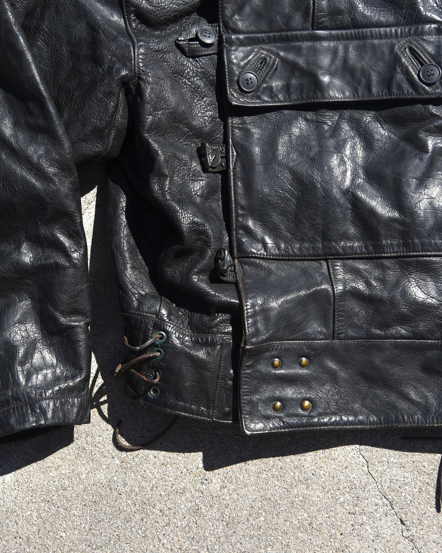 1950s Oljon Malung Swedish Motorcycle Dispatch Jacket