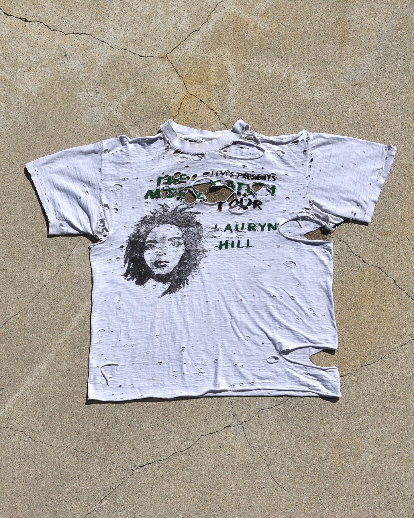 1990s Thrashed The Miseducation of Lauryn Hill Tour Tshirt