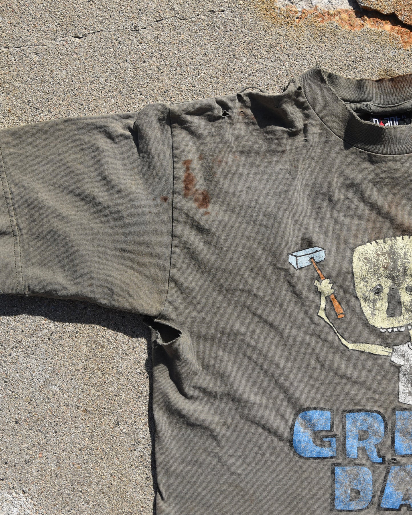 1997 Thrashed Green Day Nimrod Tshirt