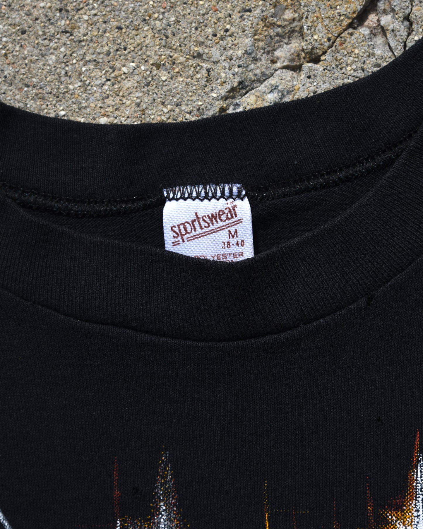 1980s Thrashed Harley Davidson Real Steel Tshirt