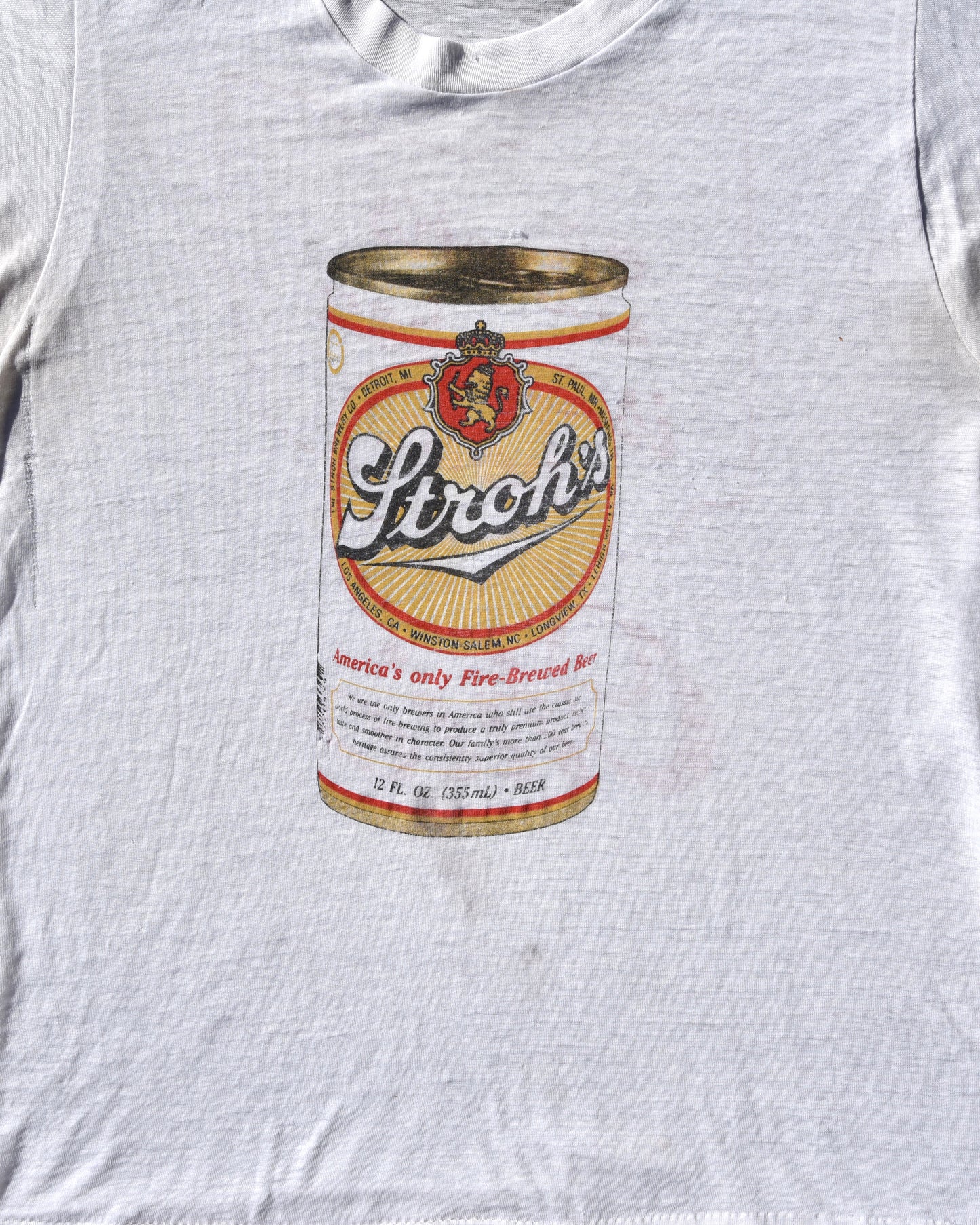 1970s Stroh’s Beer Tshirt - Paper Thin