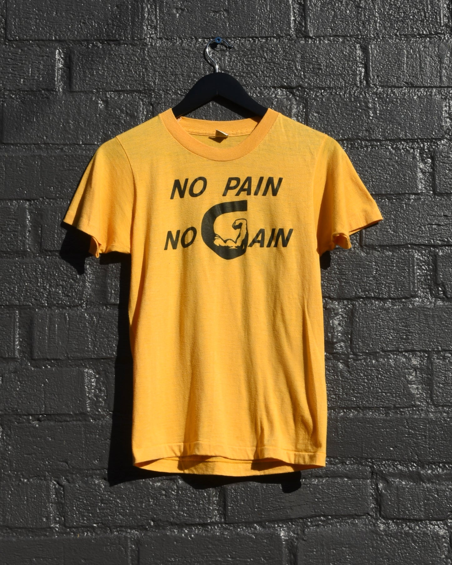 1970s No Pain No Gain Tshirt