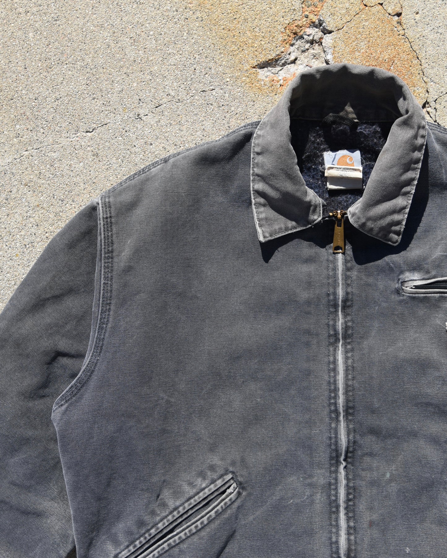 Carhartt J97 PTL Petrol Gray Detroit Jacket - Large
