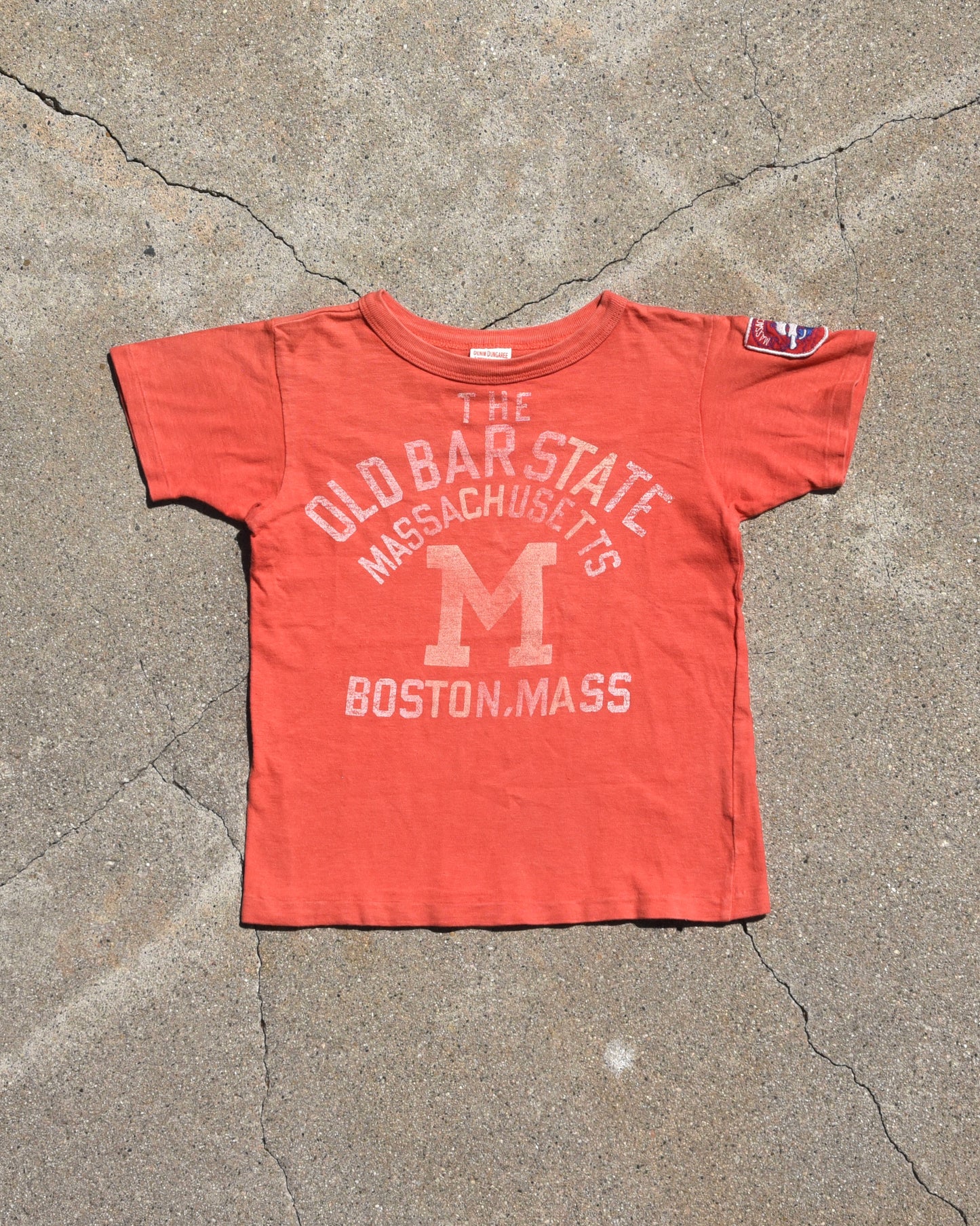 Denim Dungaree Massachusetts Femme Tshirt