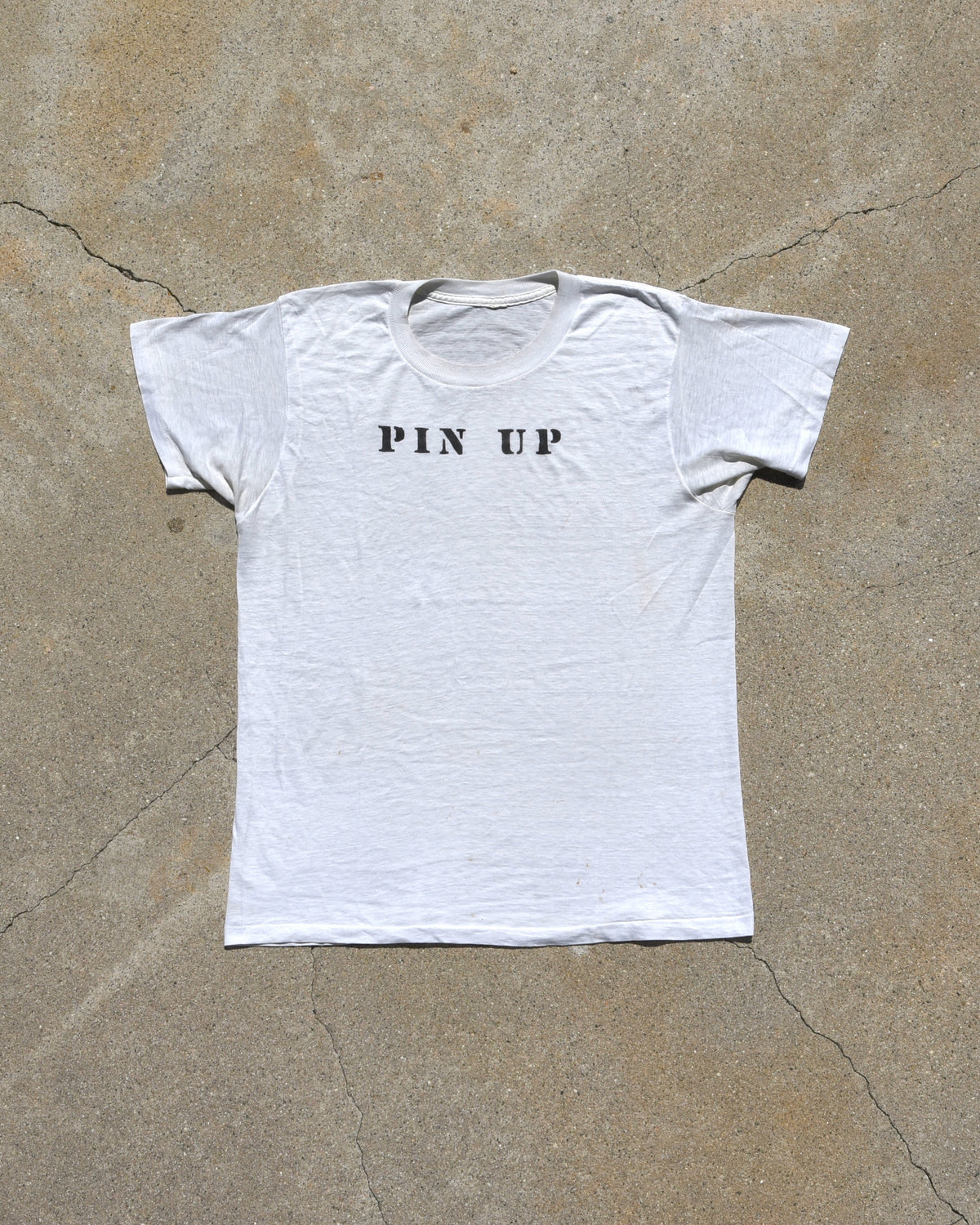 1960s Pin Up Stenciled Tshirt