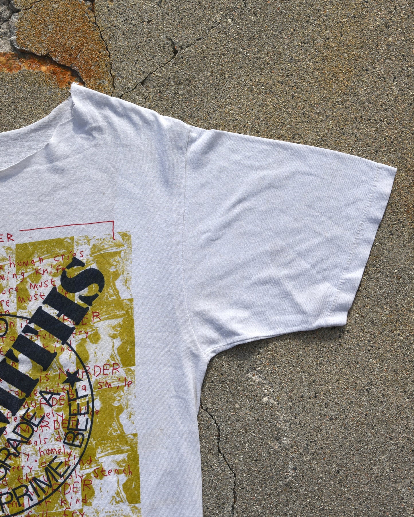 1980s The Smiths Meat Is Murder Tshirt