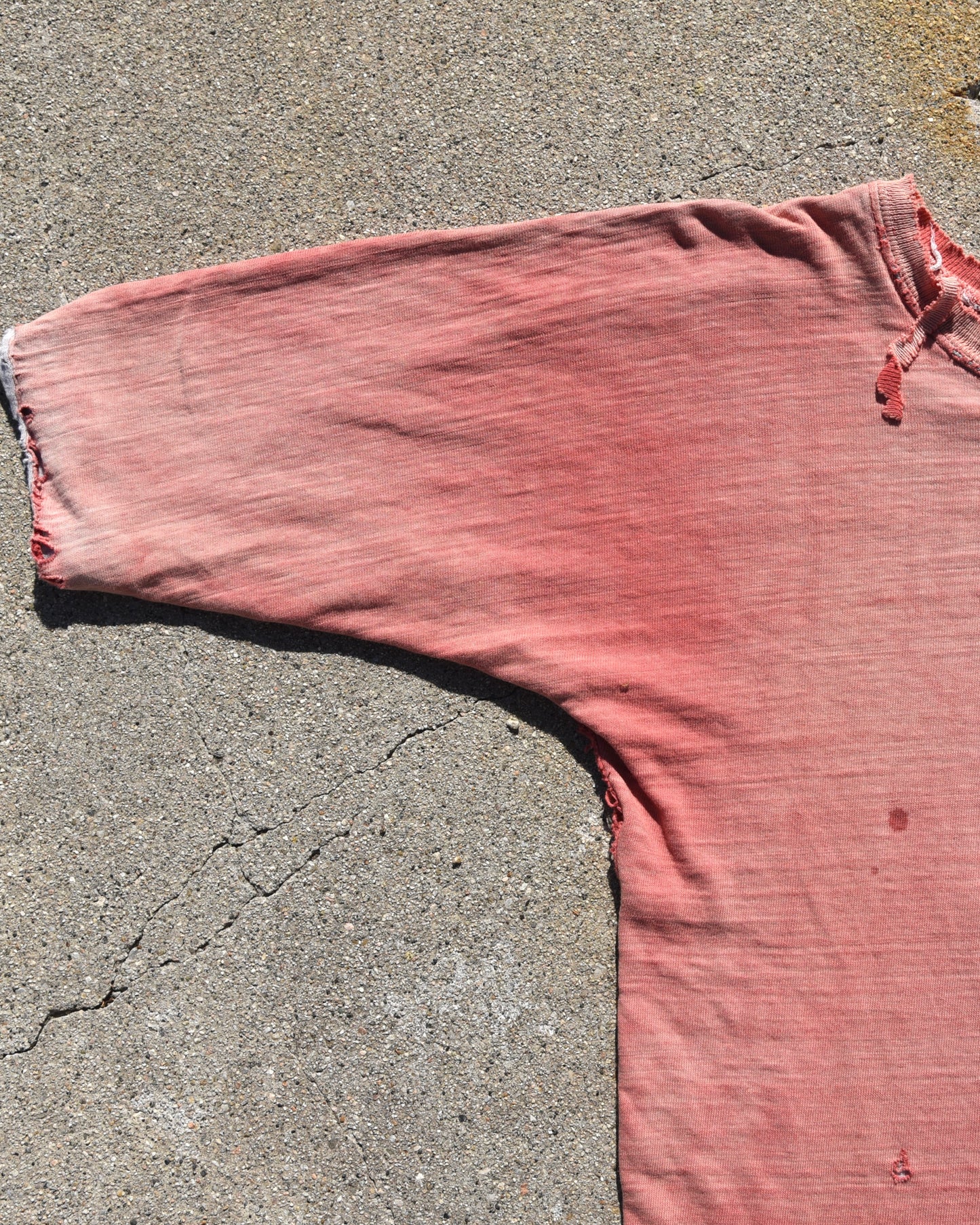 1950s Thrashed and Sun Faded Double Face Tshirt