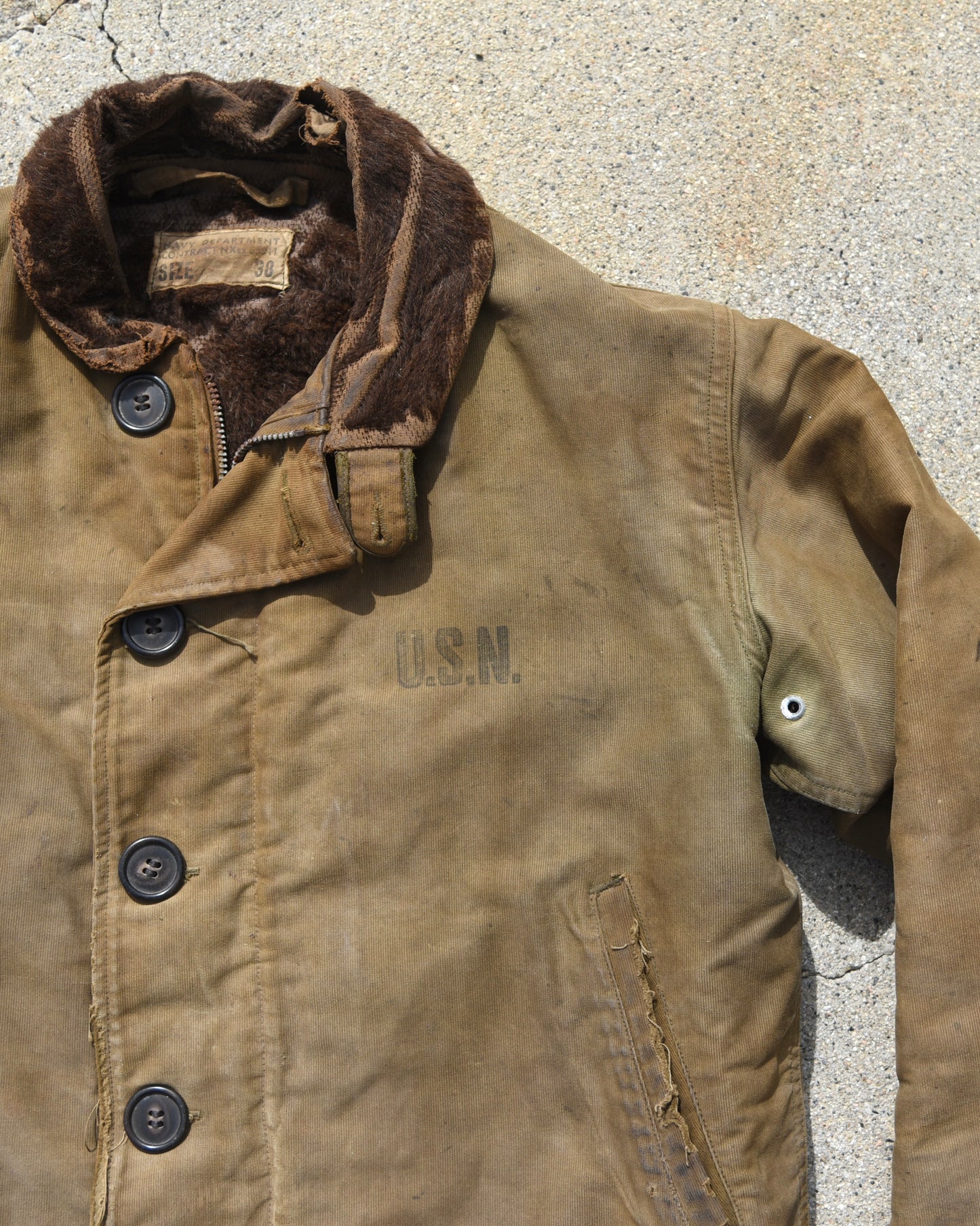 1940s U.S. Navy N1 Deck Jacket - Stenciled