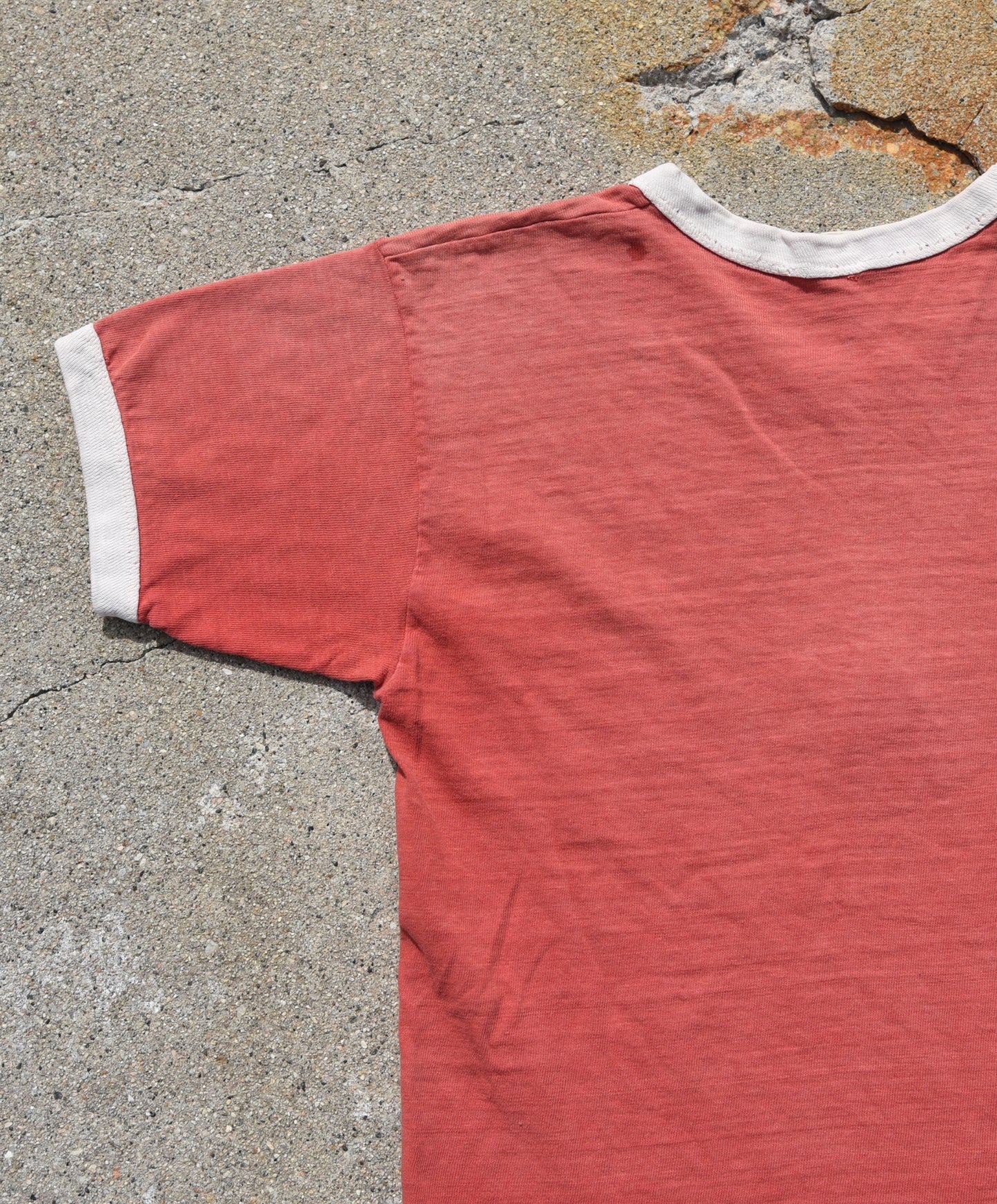 1950s Sun Faded Star Ringer Tshirt