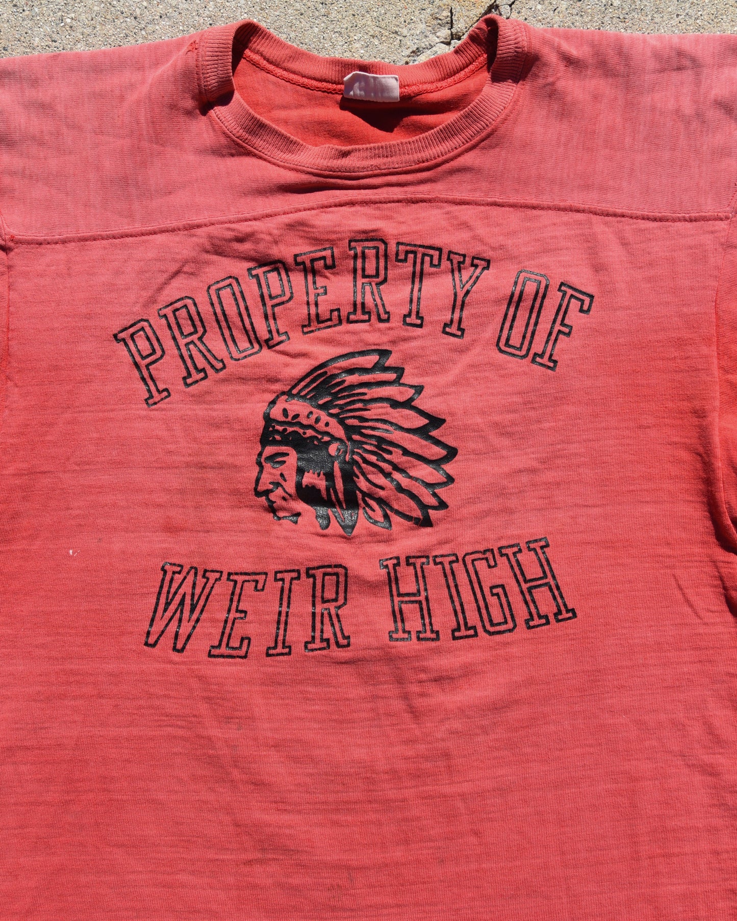 1960s Thrashed and Sun Faded Weir High Jersey