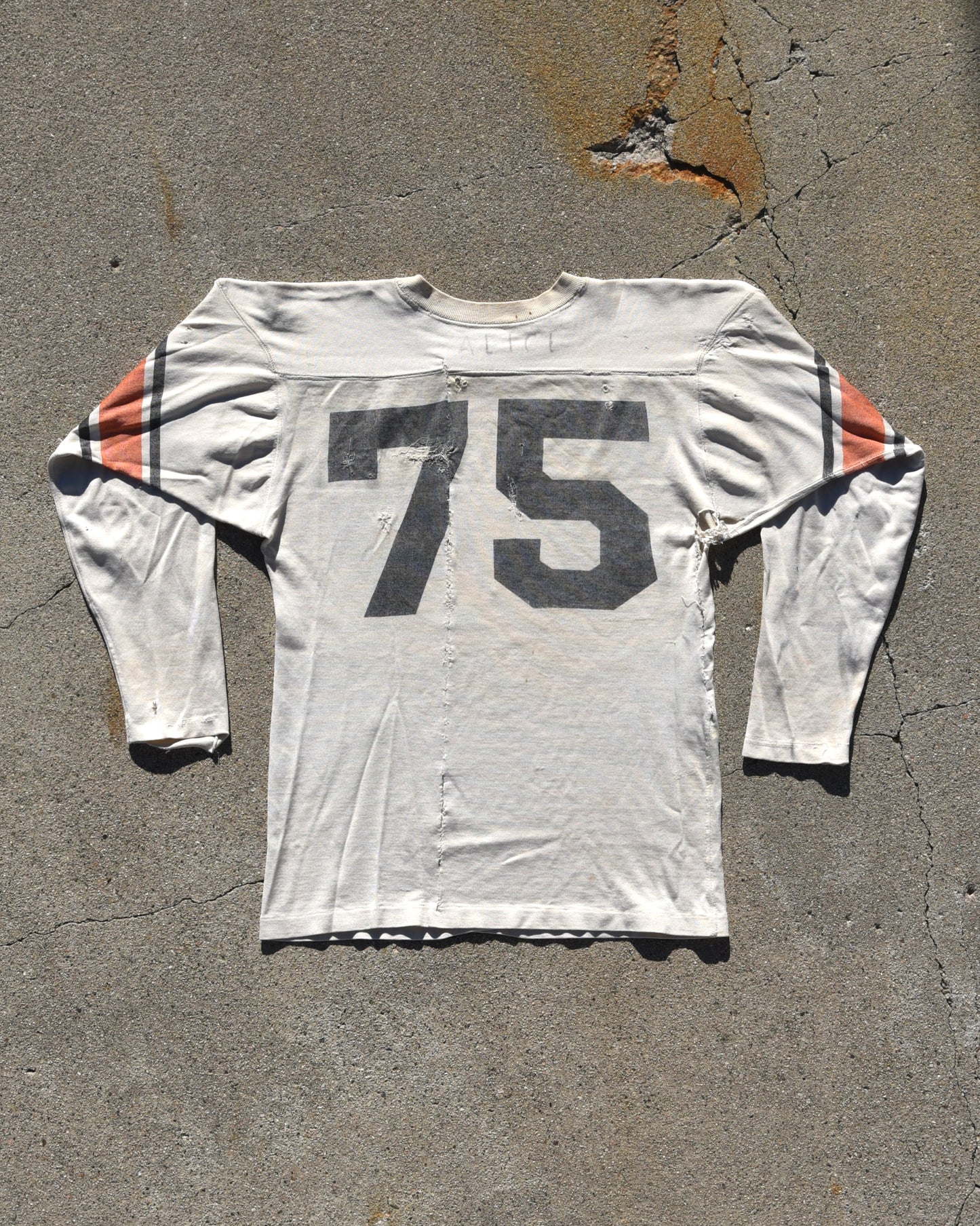 1950s Thrashed and Repaired Football Jersey