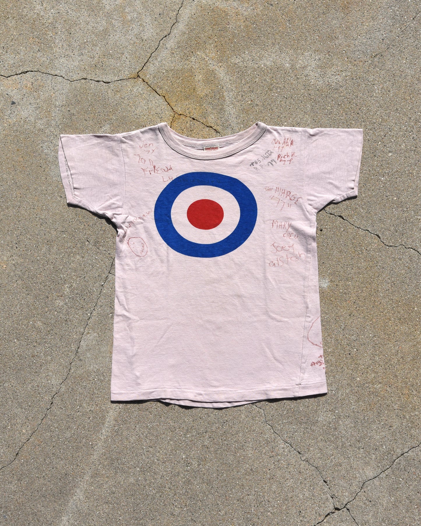 Denim Dungaree Bullseye Tshirt
