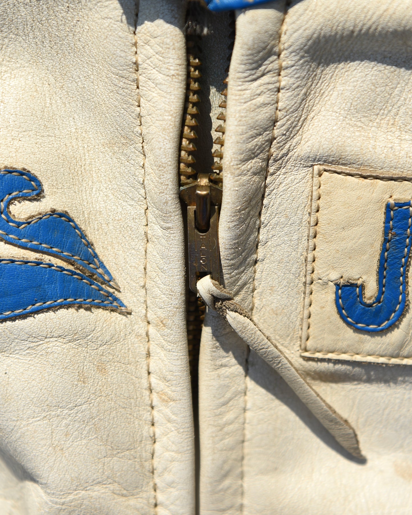 1960s ABC Motorcycle Racing Jacket Leather Cafe Racer