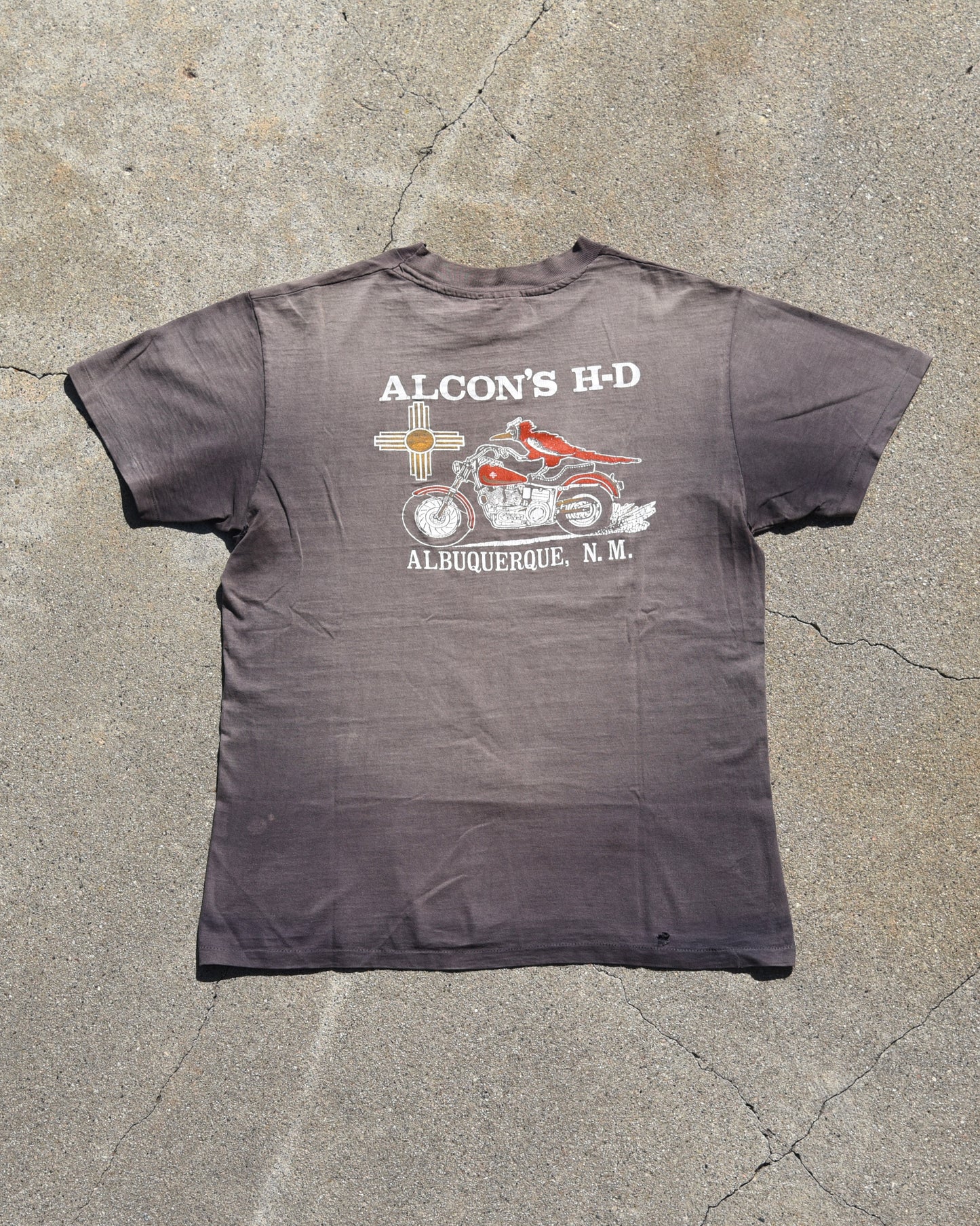1980s Sun Faded Harley Davidson Tshirt