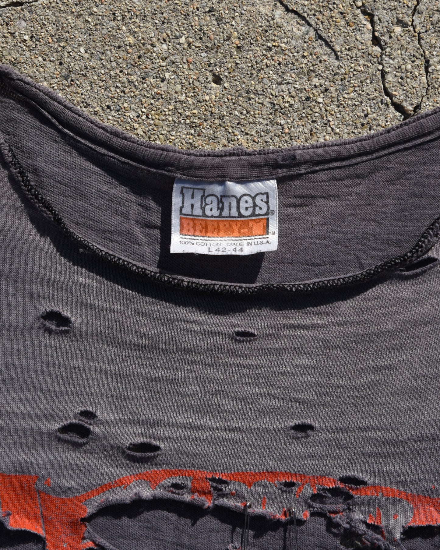 1980s Thrashed Harley Davidson Tshirt
