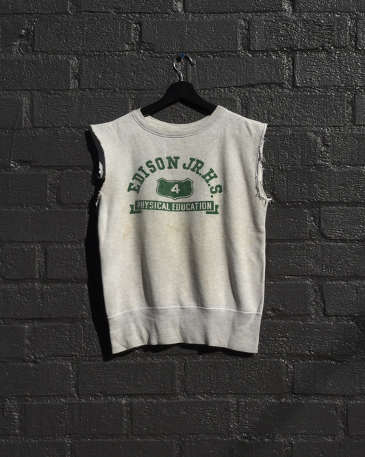 1950s Edison Phys Ed Cutoff Sweatshirt