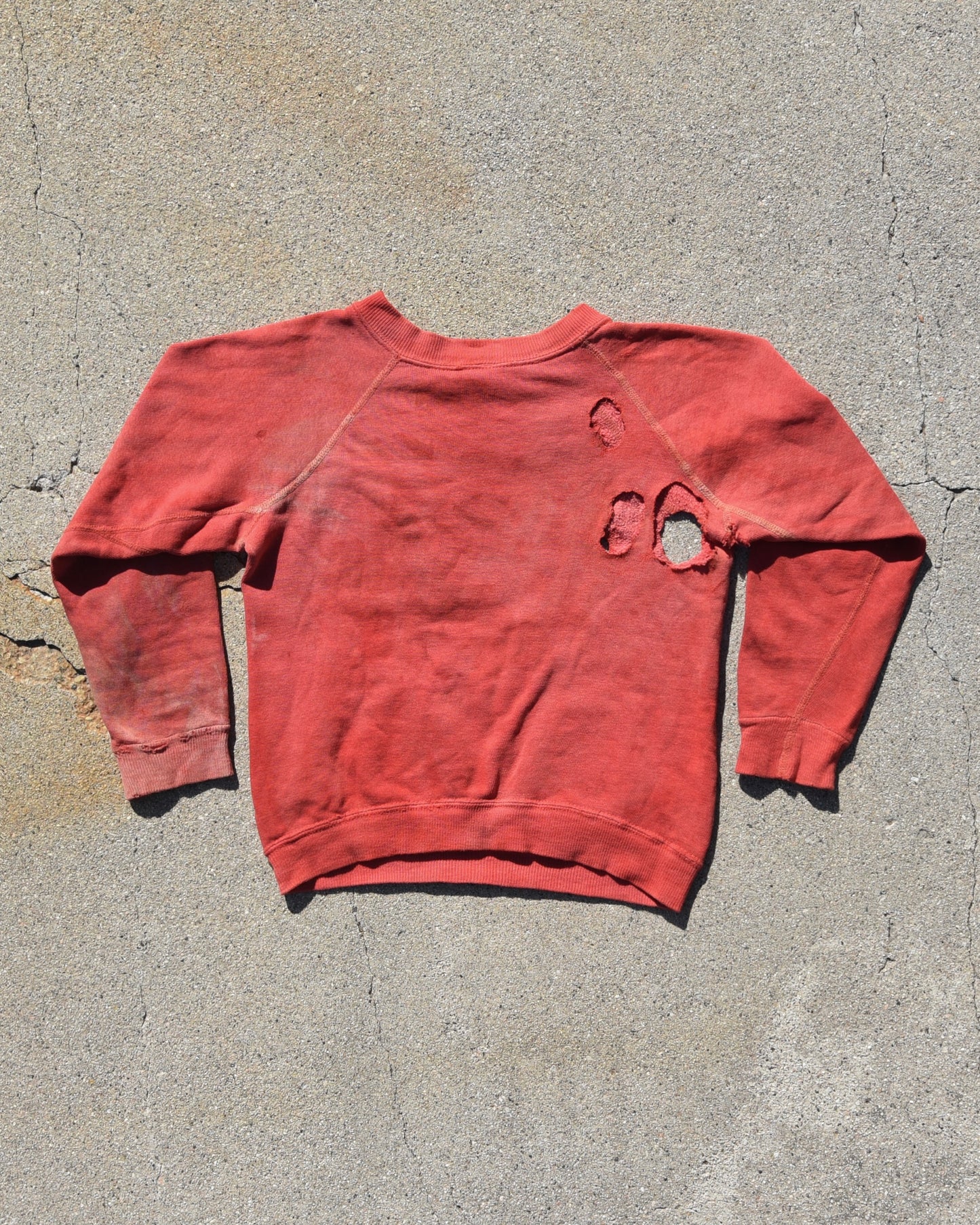 1950s N.C. State University Wolf Pack Sweatshirt Faded Youth