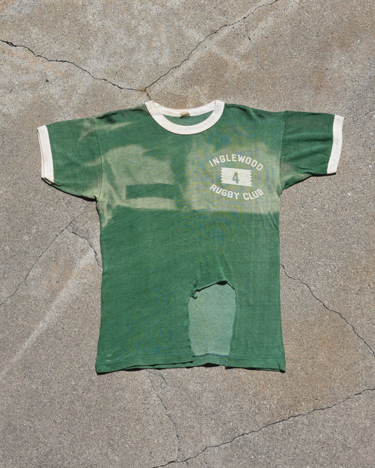 1950s Sun Faded Inglewood Rugby Club Durene Jersey