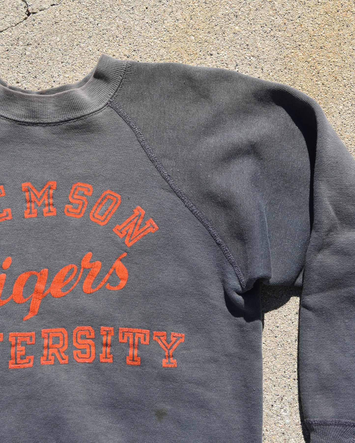 1950s Champion Clemson Tigers University Sweatshirt