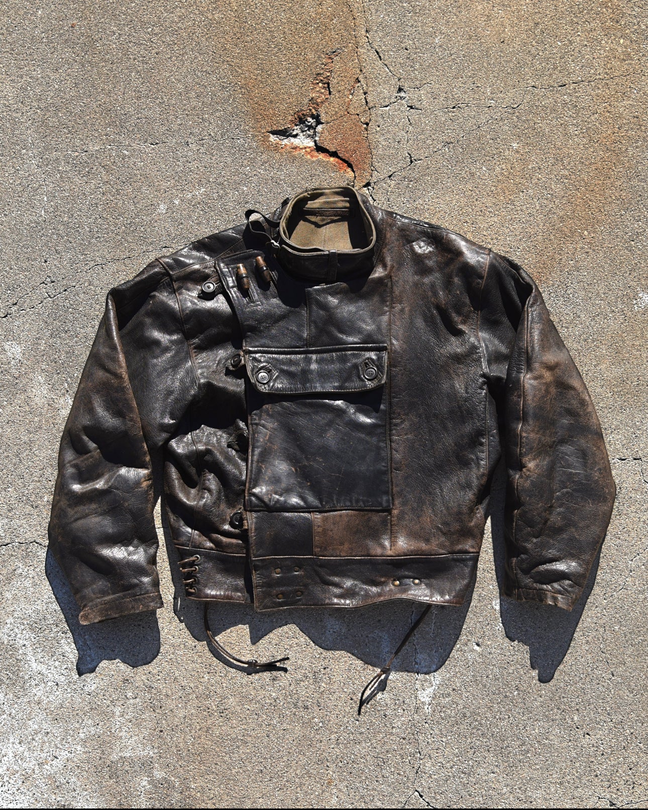 1950s Mats Larsson Malung Swedish Motorcycle Dispatch Jacket