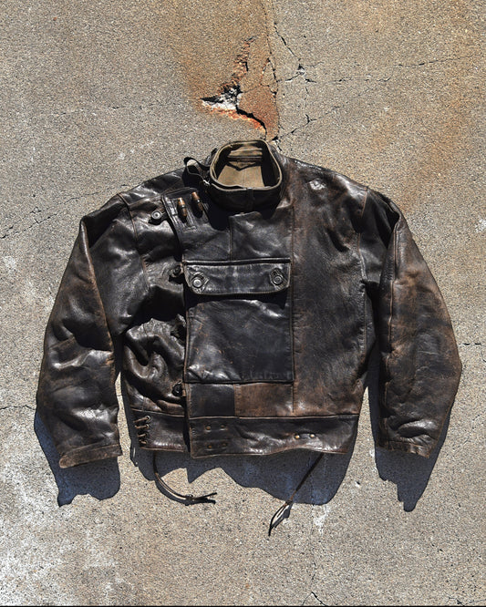 1950s Mats Larsson Malung Swedish Motorcycle Dispatch Jacket