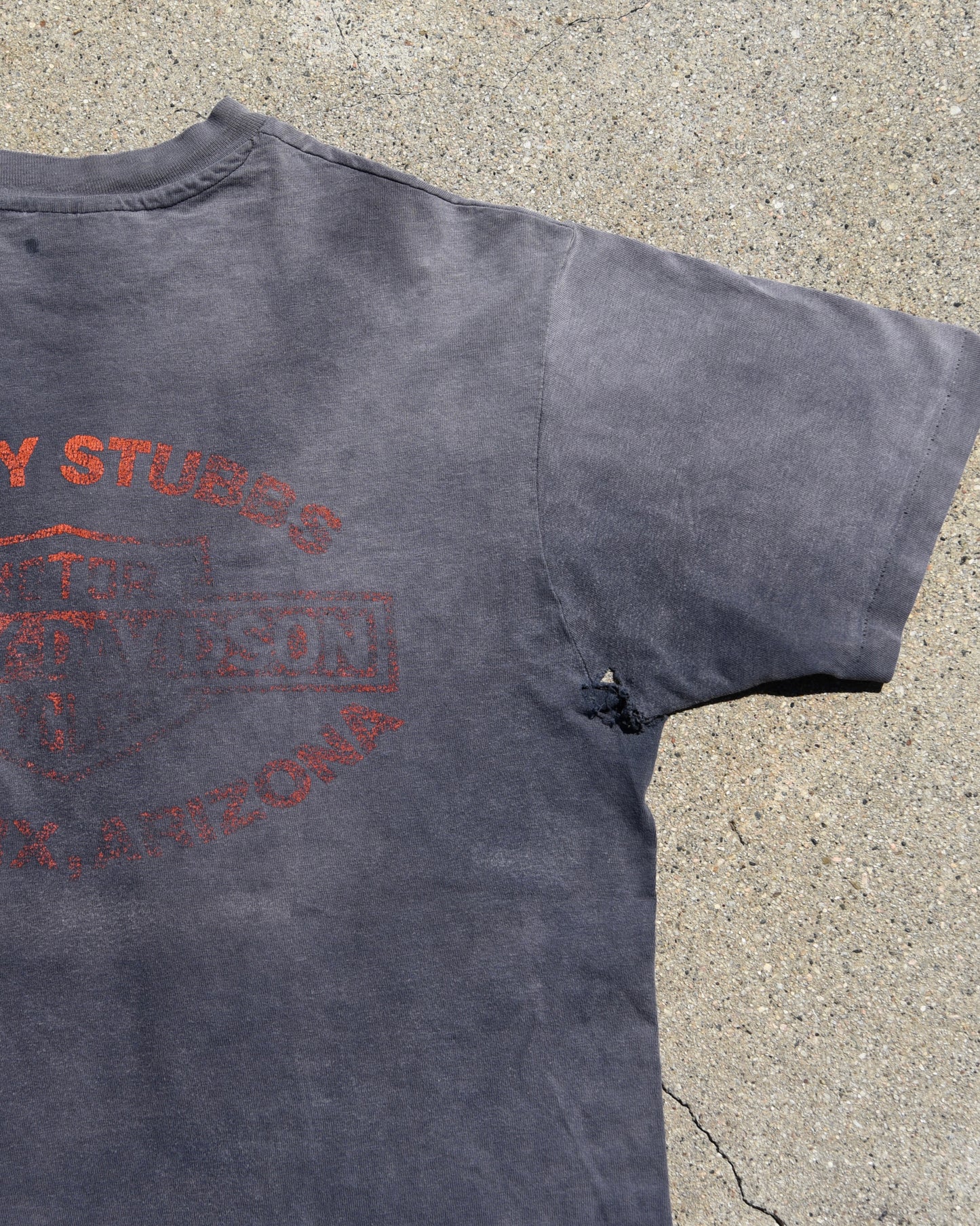 1980s Sun Faded Live To Ride Harley Davidson Tshirt
