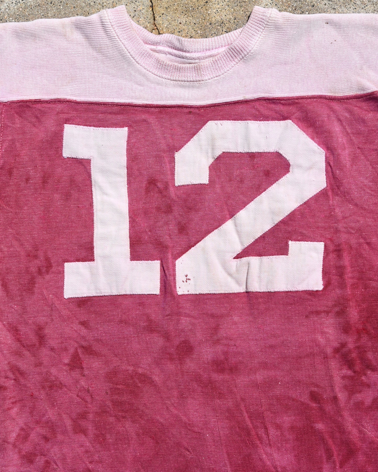 1950s Sun Faded Durene Football Jersey