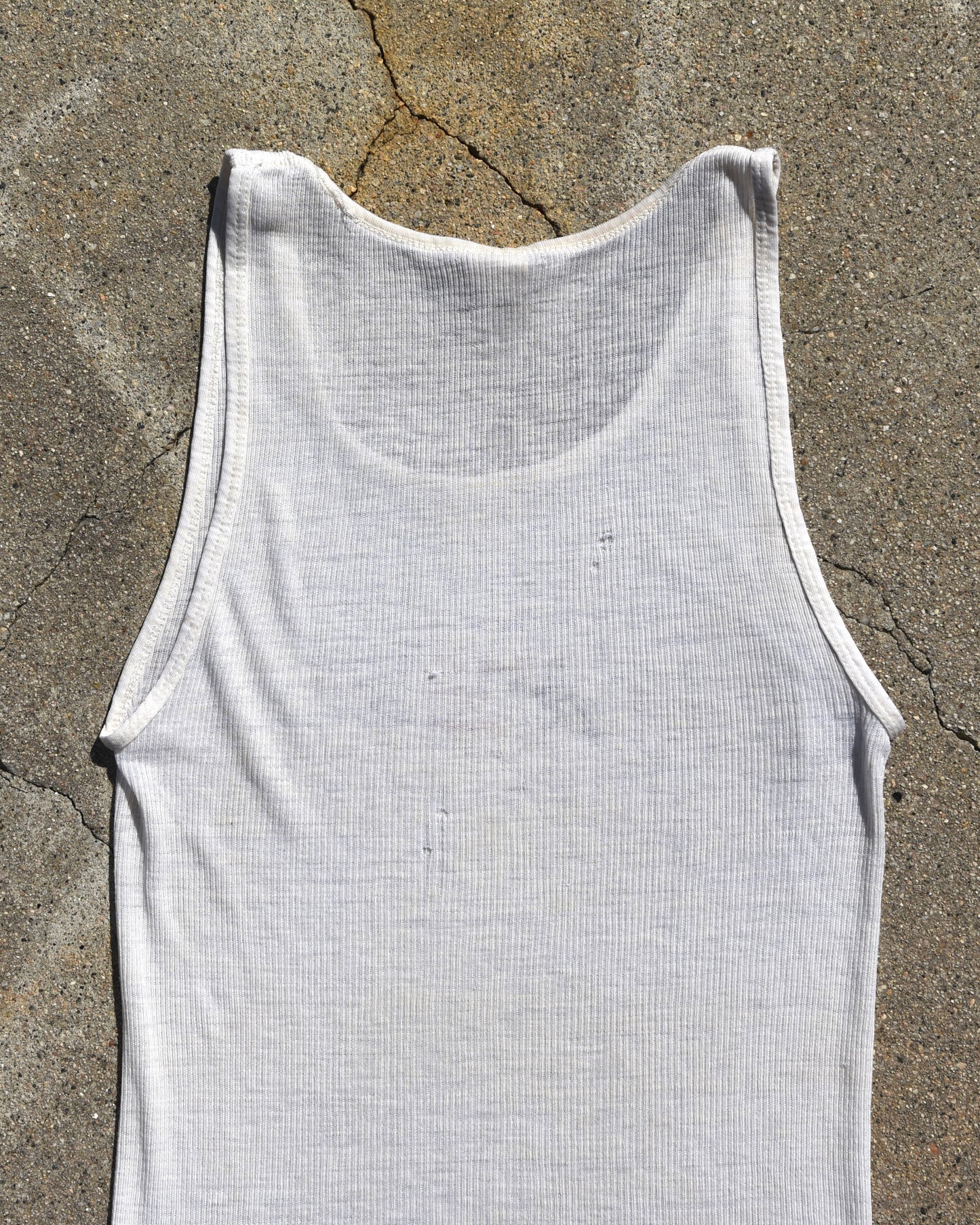 1960s Drop da Gun, Louie! Stenciled Tank Top