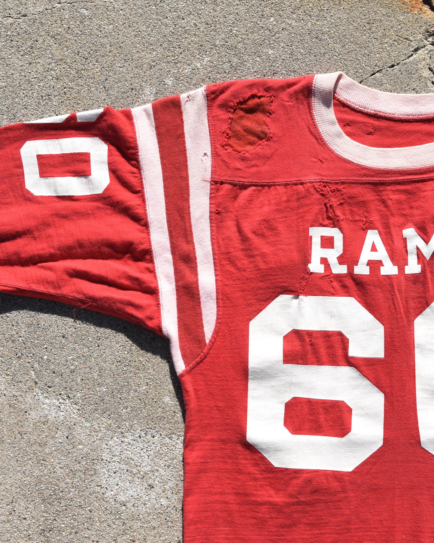 1960s Champion Rams Cotton Football Jersey