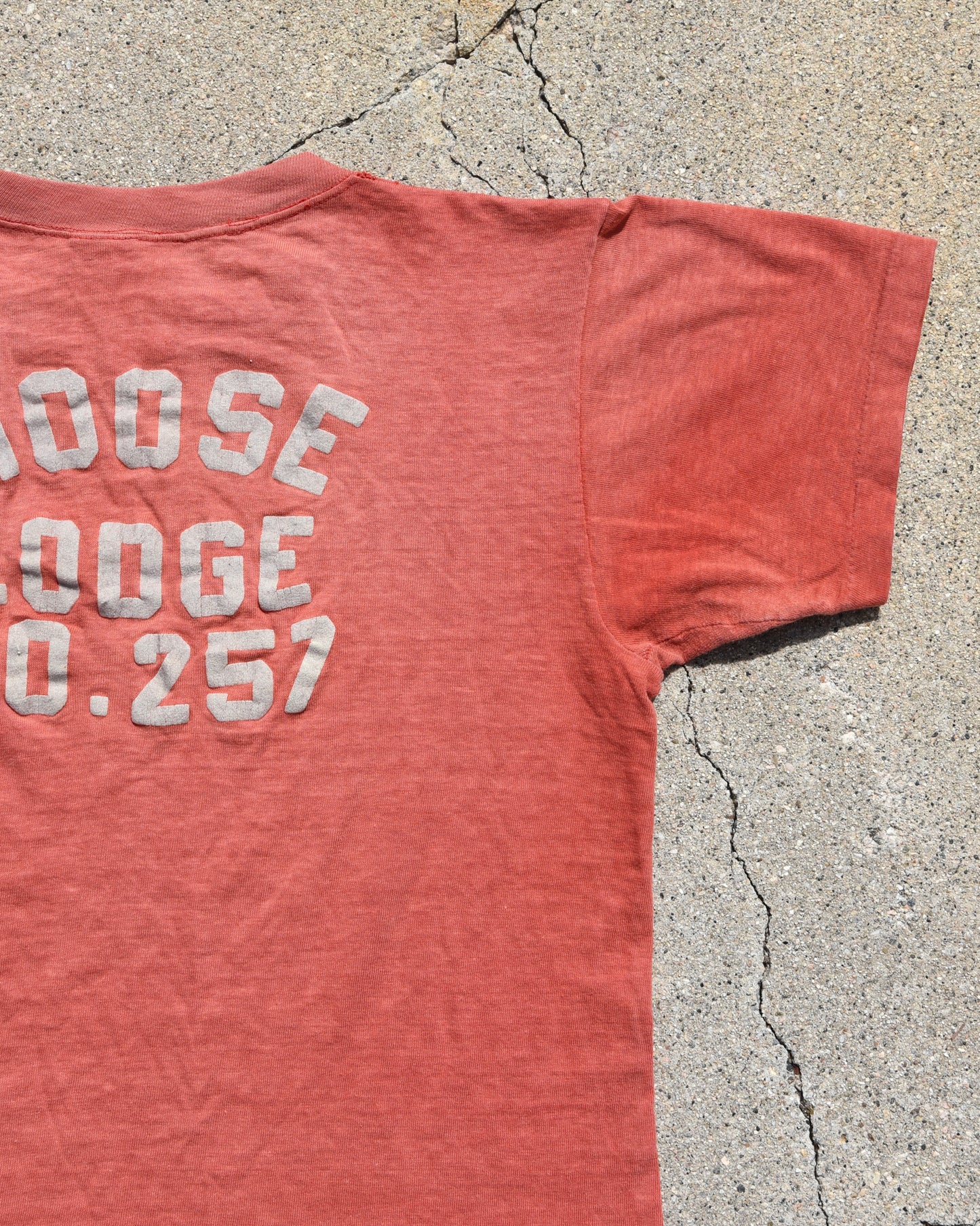 1950s Sun Faded Moose Lodge Tshirt