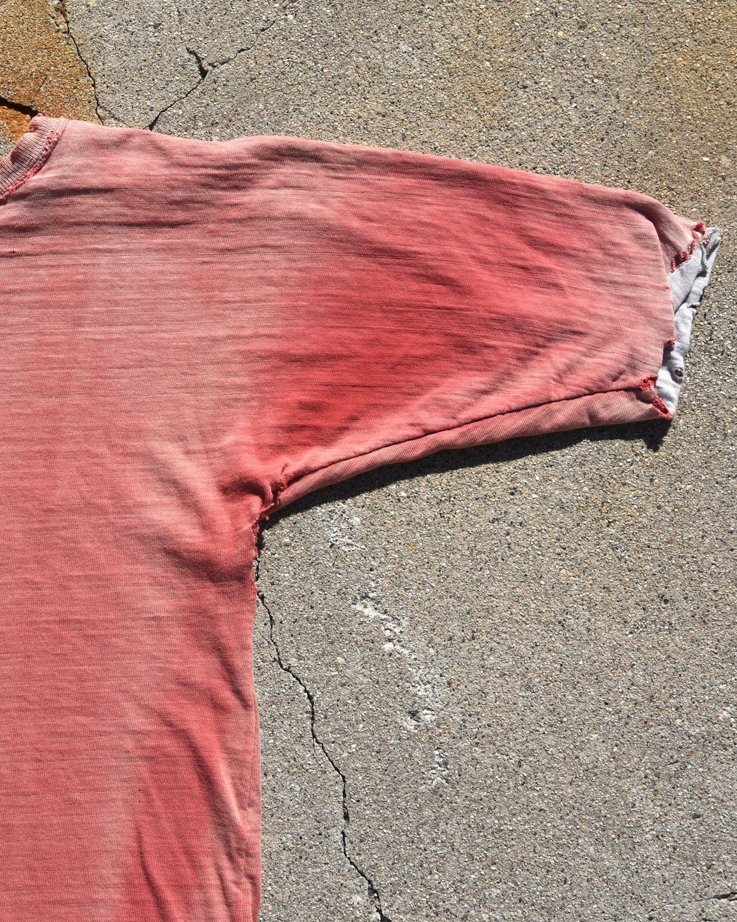 1950s Thrashed and Sun Faded Double Face Tshirt