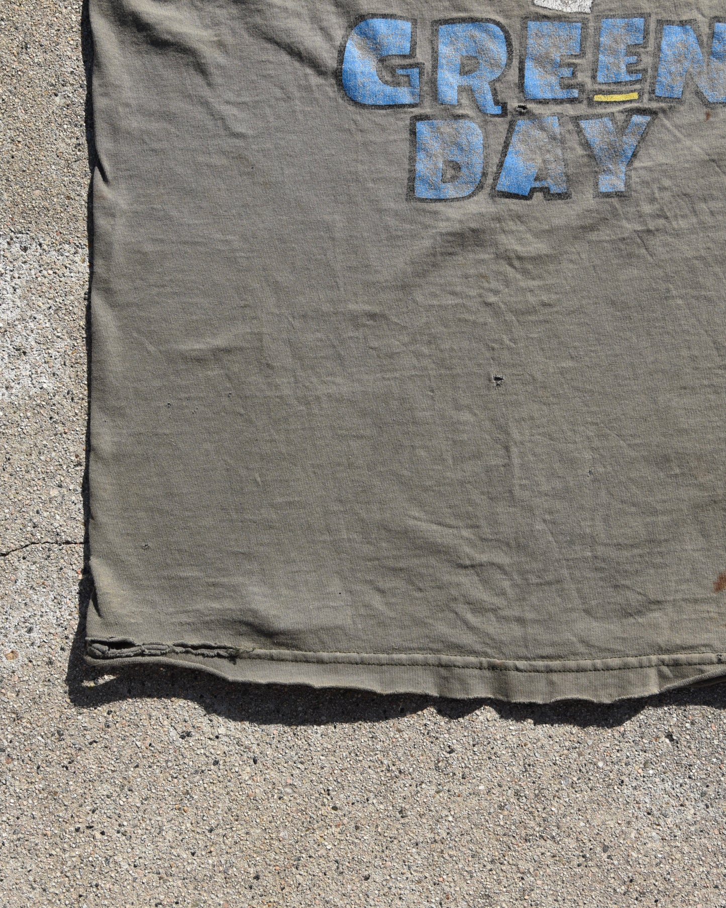 1997 Thrashed Green Day Nimrod Tshirt