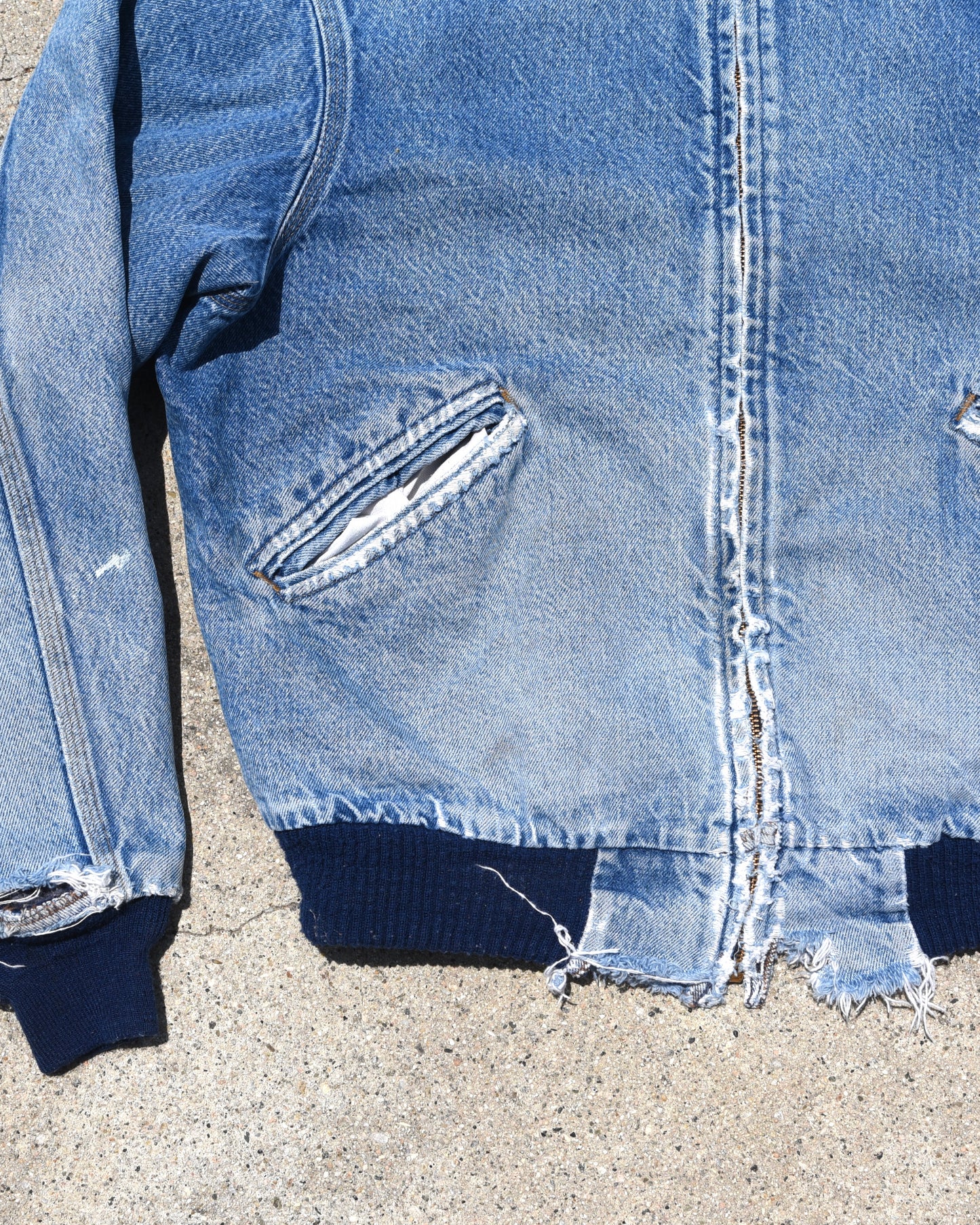 Carhartt JB888 Denim Santa Fe Aztec Jacket