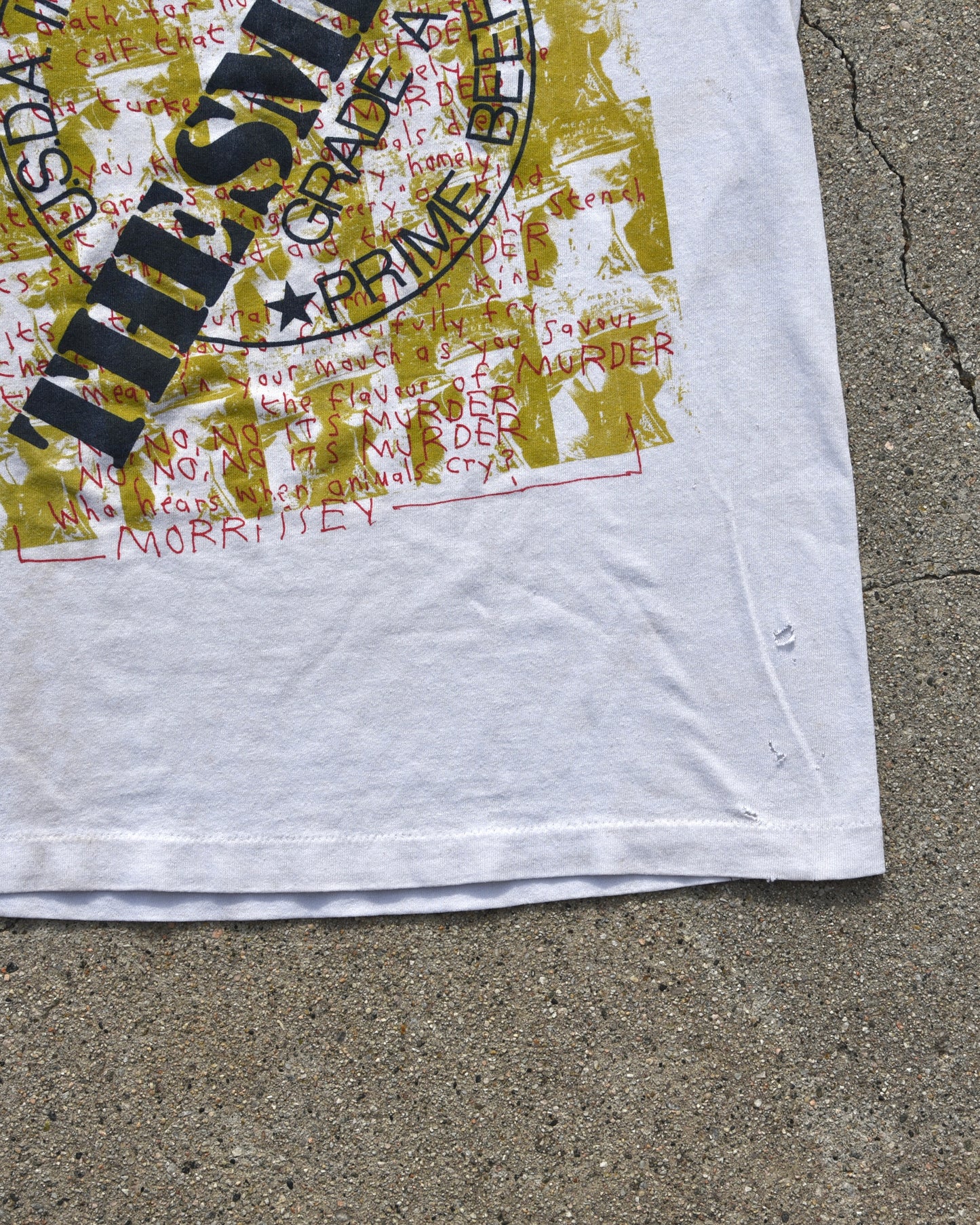 1980s The Smiths Meat Is Murder Tshirt