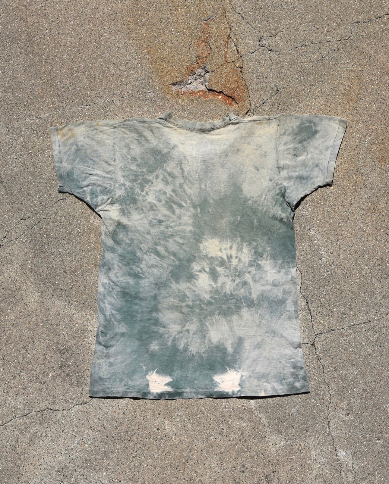 1950s Sun Faded Green Pocket Tshirt
