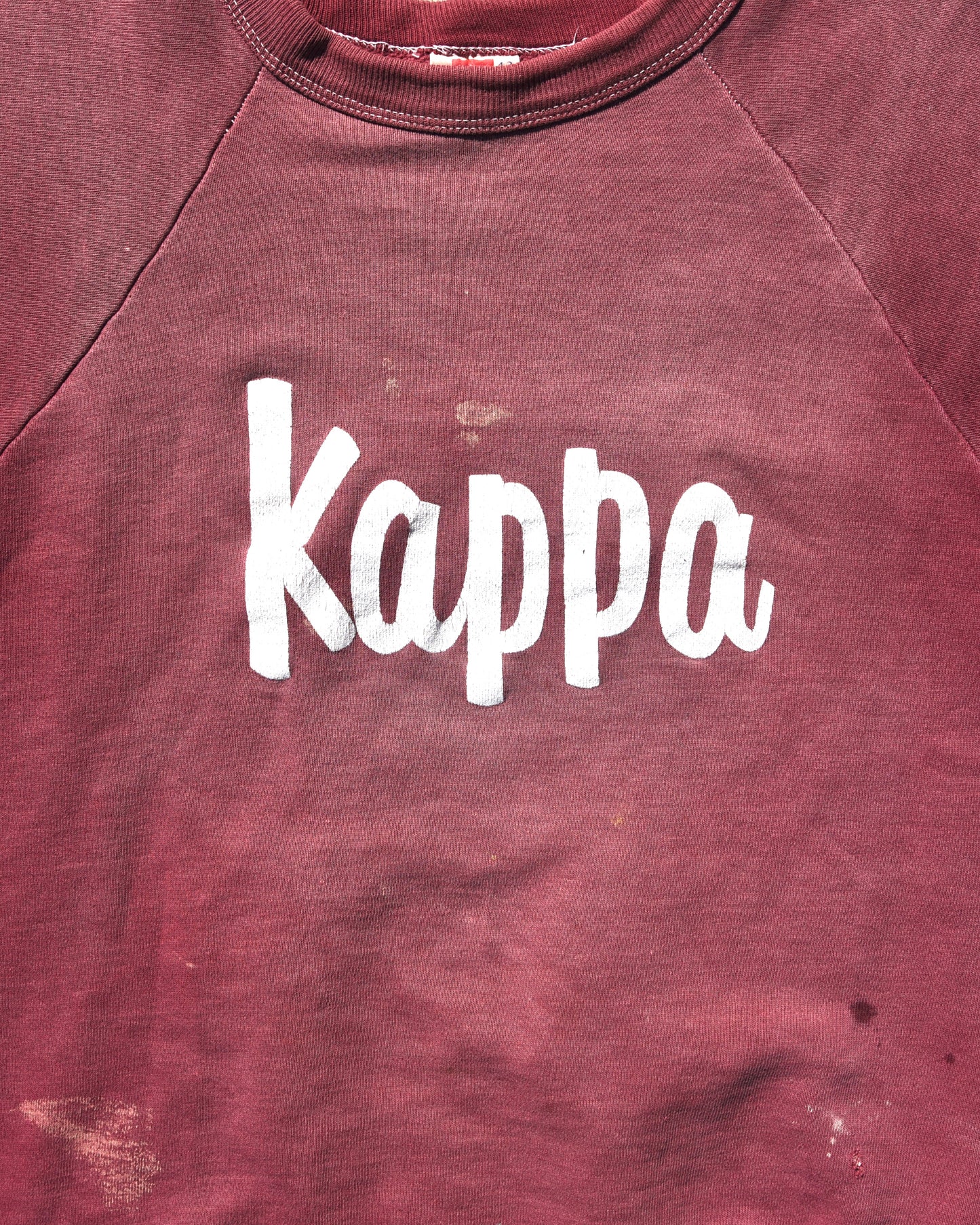 1950s Hanes Windshield Kappa Fraternity Sweatshirt True Vintage