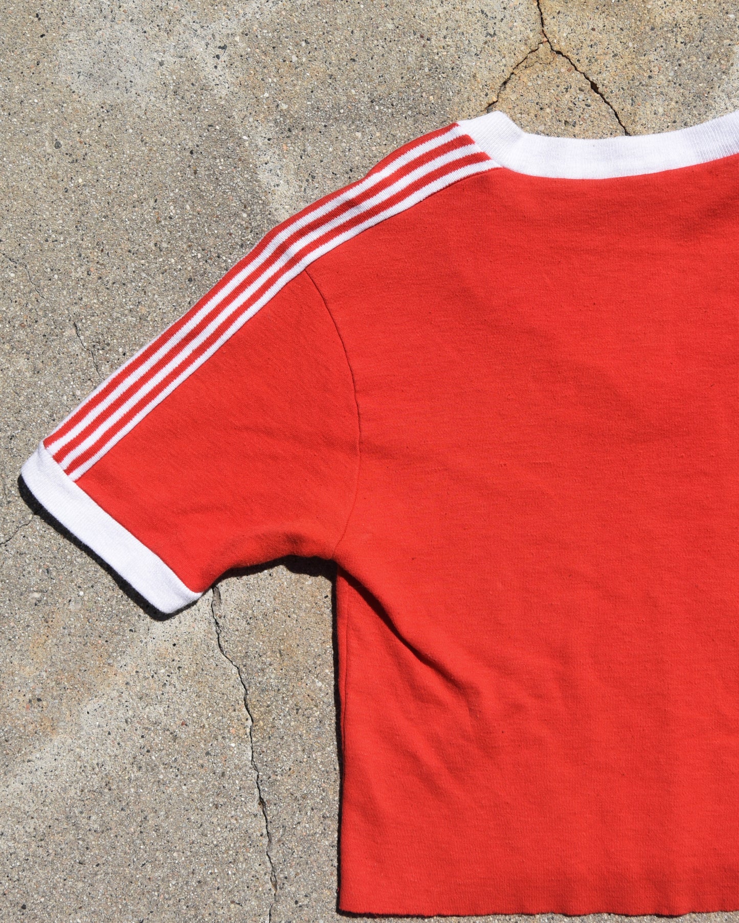 1970s Put Something Exciting Between Your Legs Harley Cropped Tshirt