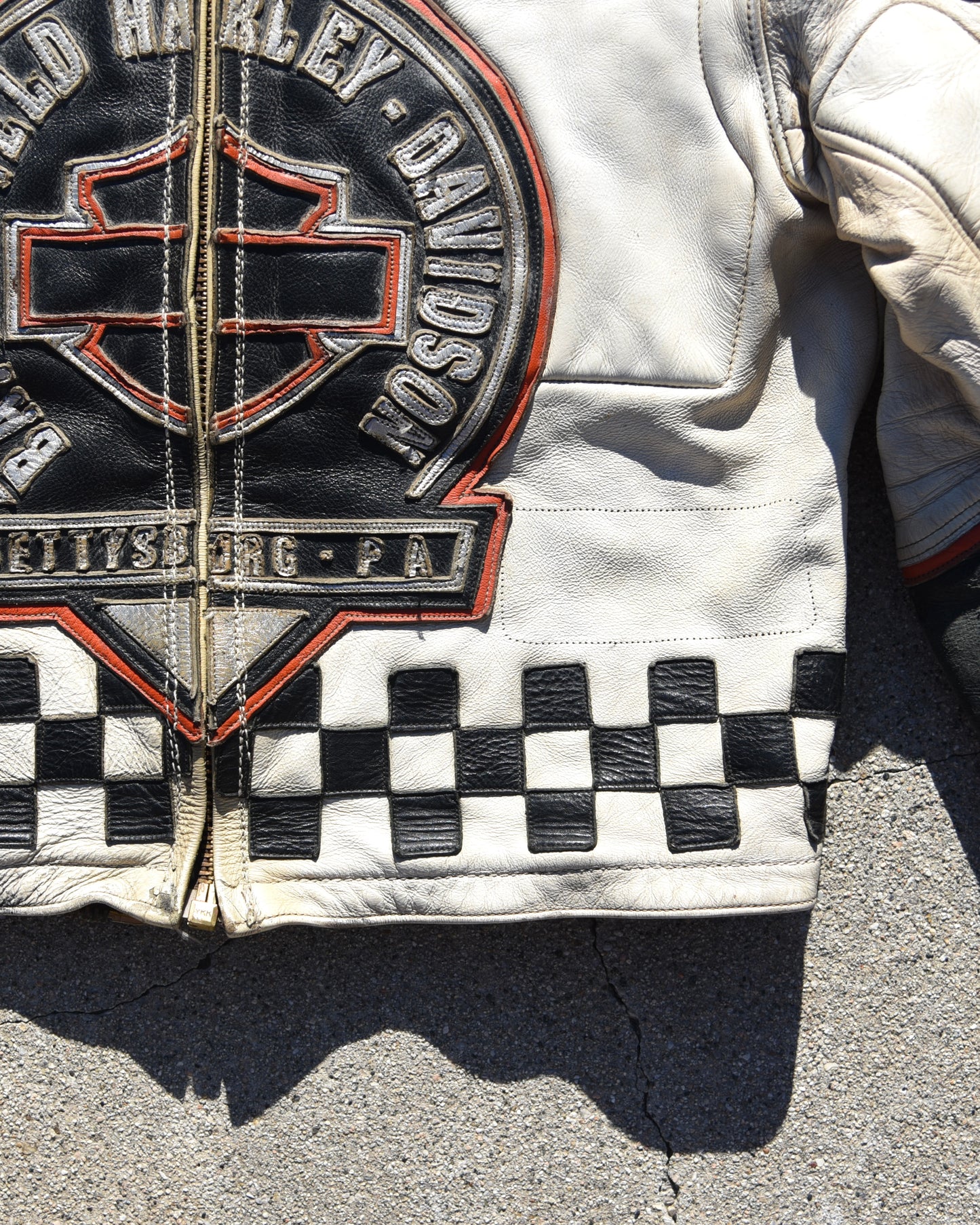 1970s Harley Battlefield Motorcycle Racing Jacket
