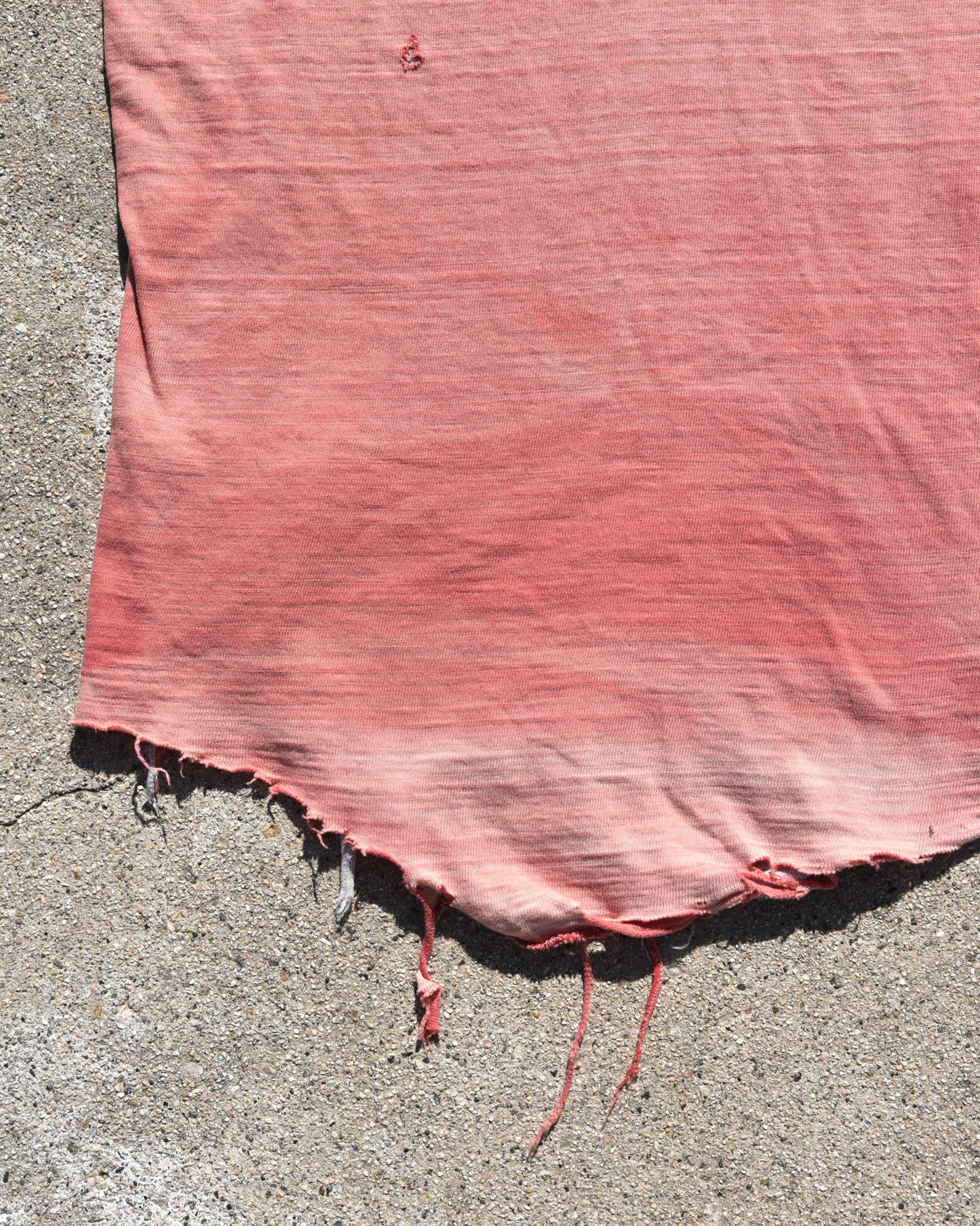1950s Thrashed and Sun Faded Double Face Tshirt