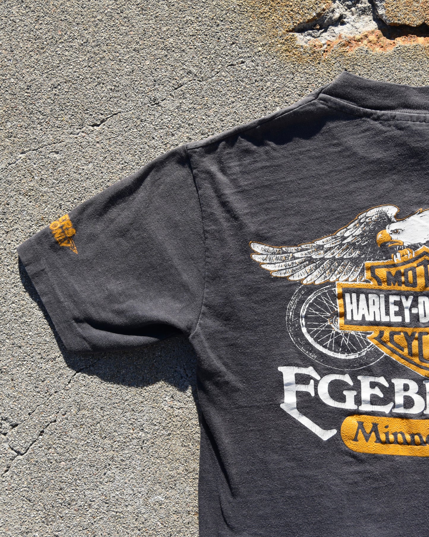 1980s Hungry Out of Work Harley Tshirt