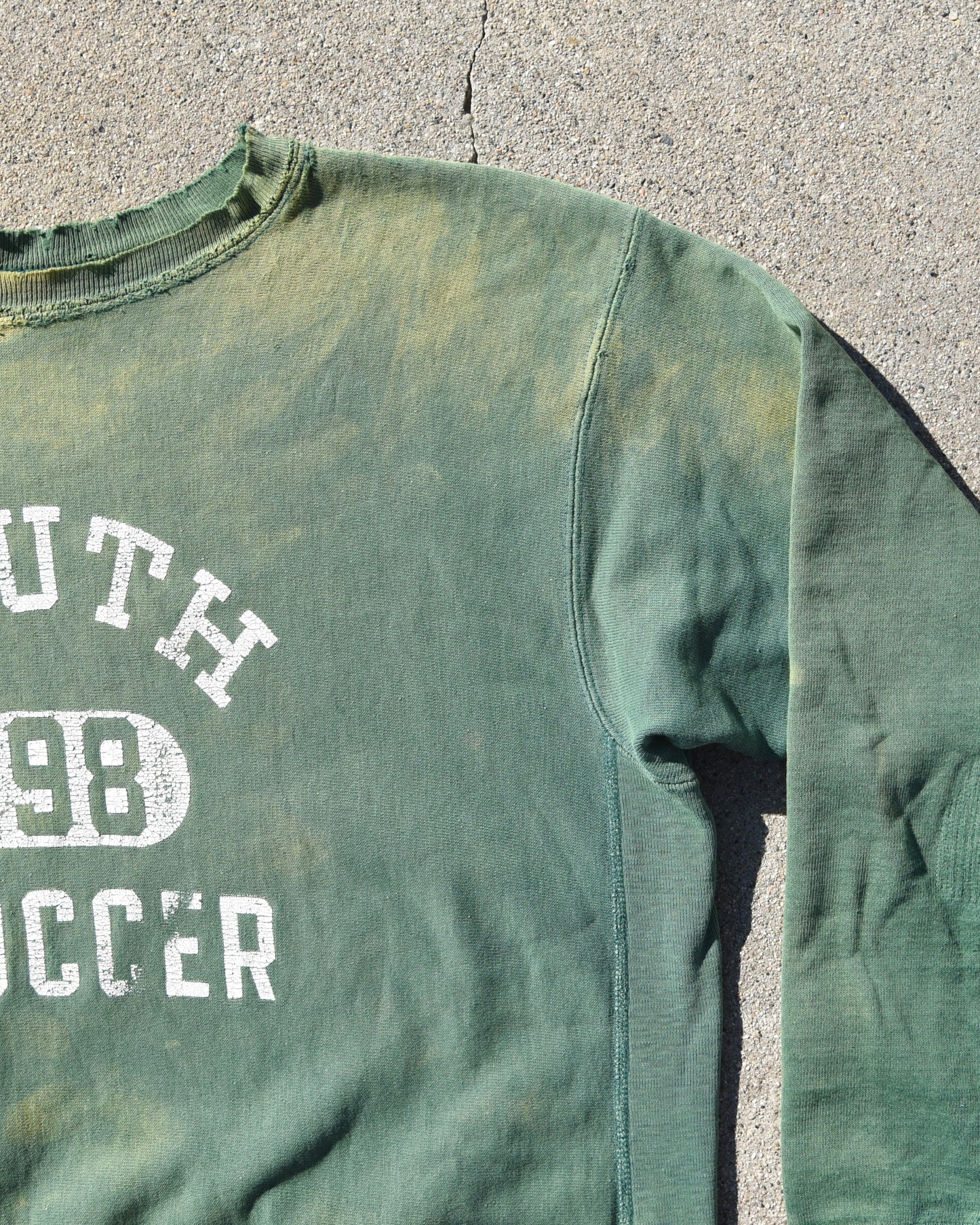 1970s Champion Reverse Weave South Soccer Sweatshirt - Sun Faded