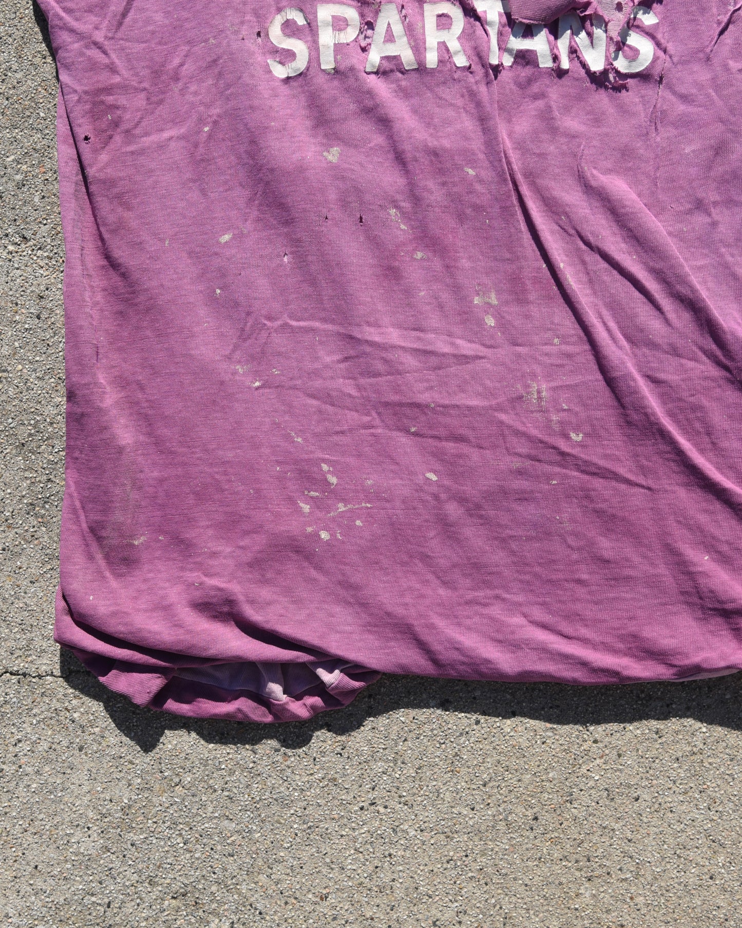 1960s Thrashed De Smet Spartans Double Face Tshirt