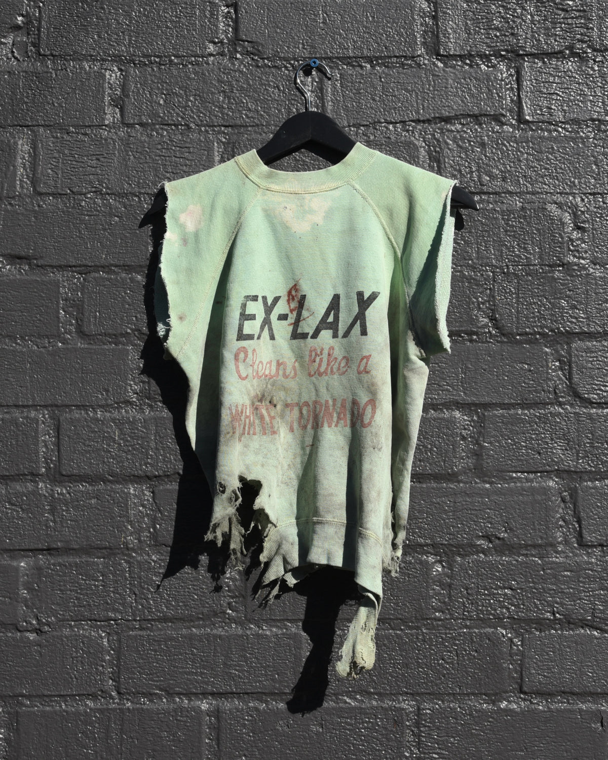 1970s Thrashed Ex Lax Sweatshirt
