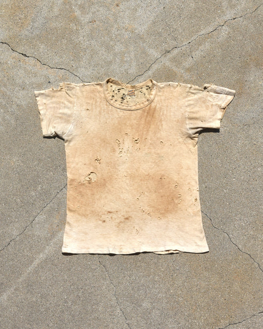 1940s Thrashed Oneita Blank Tshirt
