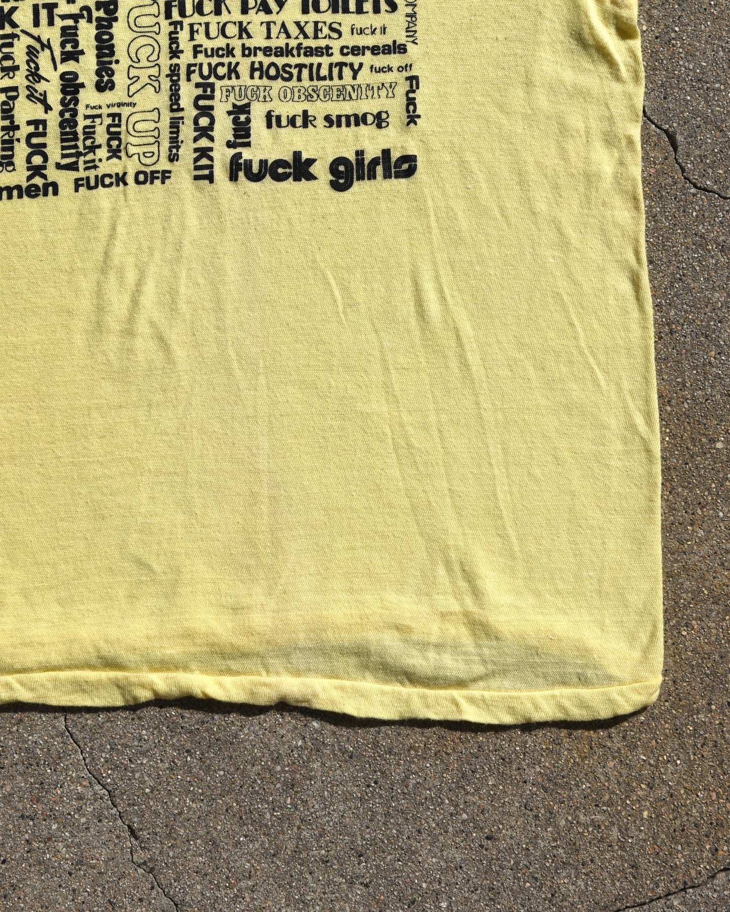 1970s Fuck Everything Tshirt