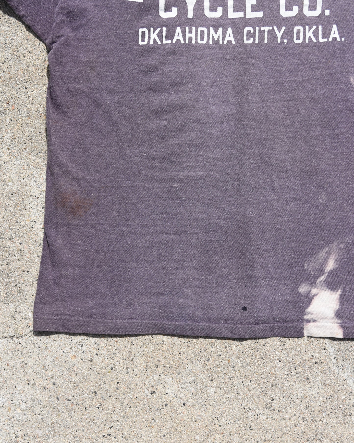 1970s Sun Faded Harley Davidson Oklahoma City Tshirt