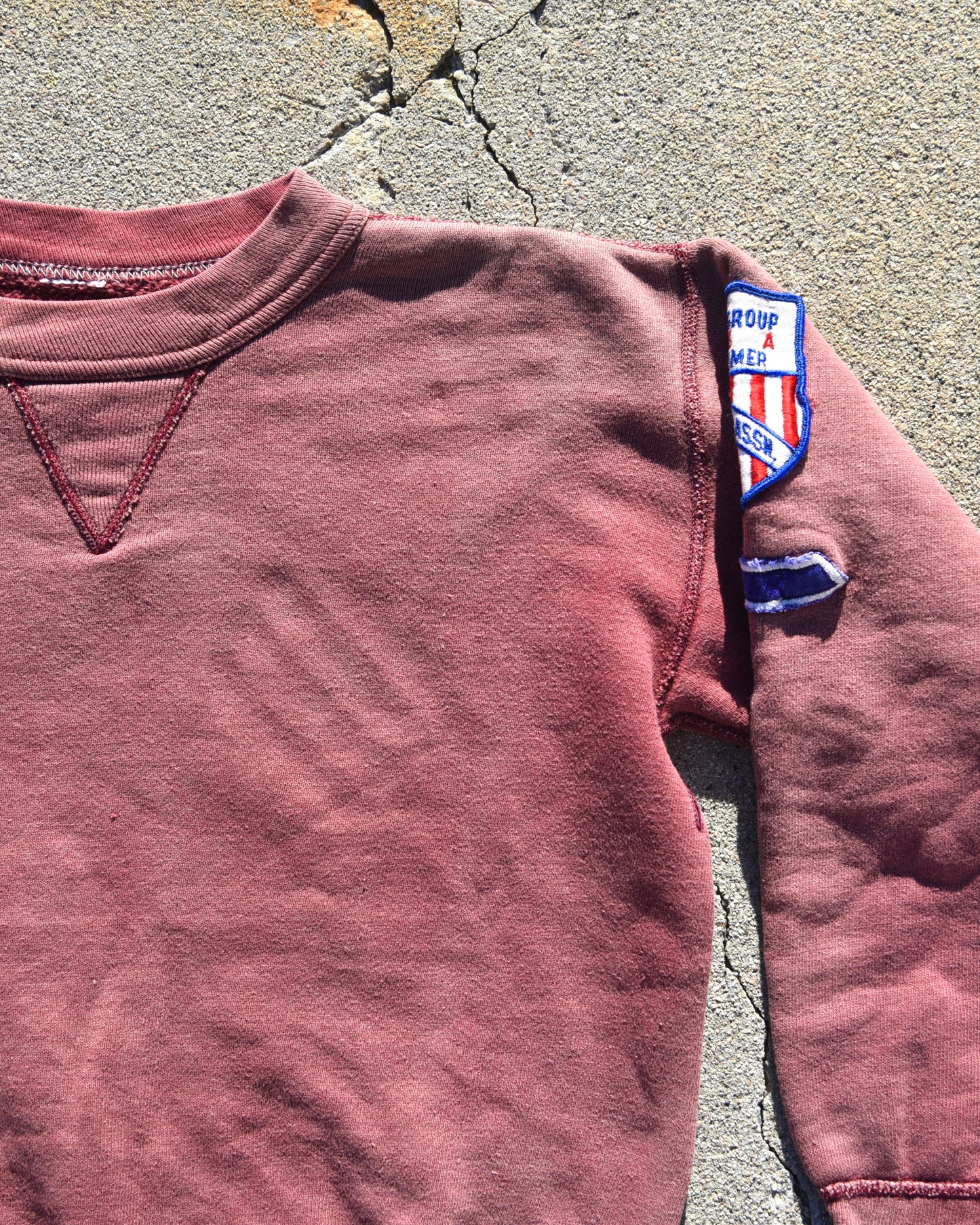 1950s Single V De Anza Sweatshirt - Sun Faded